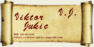Viktor Jukić vizit kartica